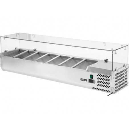 Witryna chłodnicza nadstawka 7*GN 1/4 YG-05322 Yato YG-05322