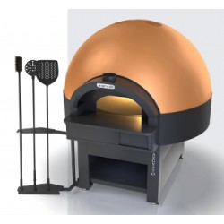 Piec do pizzy neapolitańskiej | Piec obrotowy do pizzy | gazowy | elektroniczny panel sterowania | 12x30cm | 500 °C | AUGUSTO PR