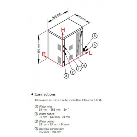 Kostkarka | Wytwornica do lodu Frozen Dice | 300 kg/24h CM650 SPLIT