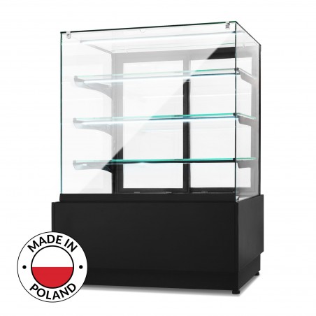 Witryna cukiernicza chłodnicza Dolce Visione Premium 900 | 900x670x1300 mm