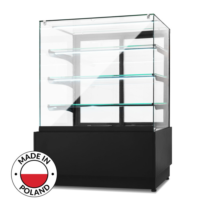 Witryna cukiernicza chłodnicza Dolce Visione Premium 900 | 900x670x1300 mm