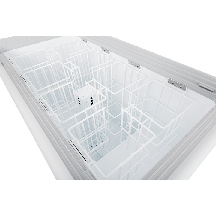 Dystrybutor do lodów | witryna do lodów | konserwator | retro | 10 tub | okrągłe kuwety | 1503x670x895 mm | GELATO POZETTI 10 BL