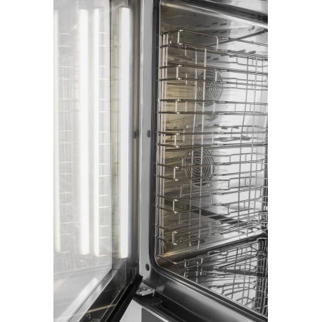 Piec konwekcyjno-parowy ICET051E | automatyczny system myjący | przystosowanie pod podłączenie okapu | 5x GN 1/1 | 5x 600x400 | 