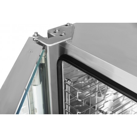 Piec konwekcyjno-parowy ICET051E | automatyczny system myjący | przystosowanie pod podłączenie okapu | 5x GN 1/1 | 5x 600x400 | 