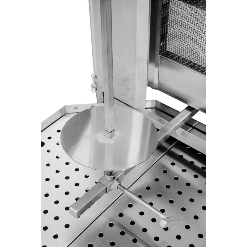 Gyros | opiekacz gazowy do kebaba | 4 palniki | wsad 60kg KLG221