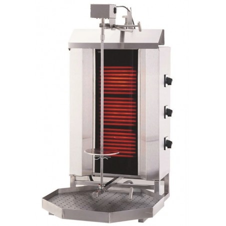 Gyros | opiekacz elektryczny do kebaba | 3 palniki | wsad 40kg KLG230