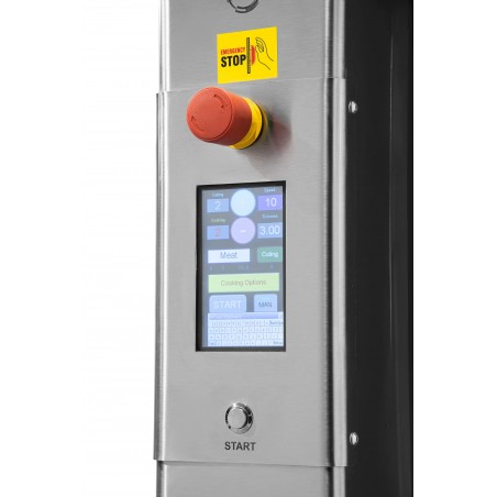 Kebab automatyczny elektryczny | gyros automatyczny | wsad 80 kg | 4 palniki | RODO4E