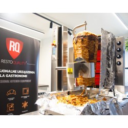 Kebab automatyczny elektryczny | gyros automatyczny | wsad 80 kg | 4 palniki | RODO4E
