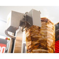 Kebab automatyczny elektryczny | gyros automatyczny | wsad 80 kg | 4 palniki | RODO4E