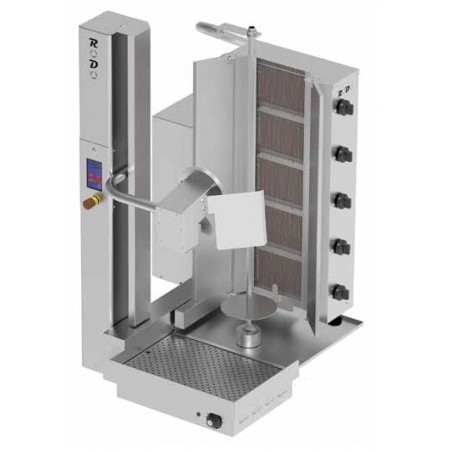 Kebab automatyczny gazowy | gyros automatyczny | wsad 80 kg | 4 palniki | RODO4G