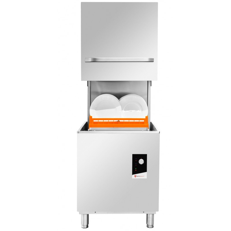 Zmywarka kapturowa RQ1000 DD | 500x500 | sterowanie elektromechaniczne | 675x675x1440 mm | 11,1 kW