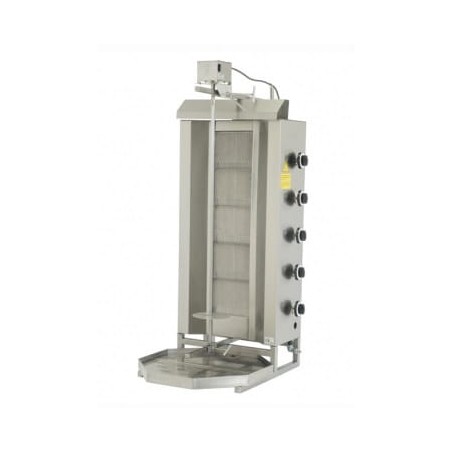 Gyros | opiekacz gazowy do kebaba | 5 palników | wsad do 80kg | RQ32465