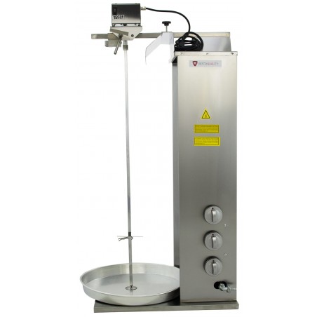 Gyros | opiekacz gazowy do kebaba | 3 palniki | wsad do 40kg | RQ43033 | Linia Budget