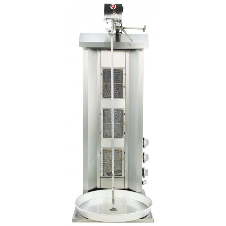 Gyros | opiekacz gazowy do kebaba | 3 palniki | wsad do 40kg | RQ43033 | Linia Budget