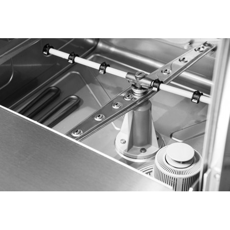 Zmywarka do naczyń | kosz 500x500 | pompa spustowa | 3,4 kW | 230 V | RQ500 B DD (RQ500DP)