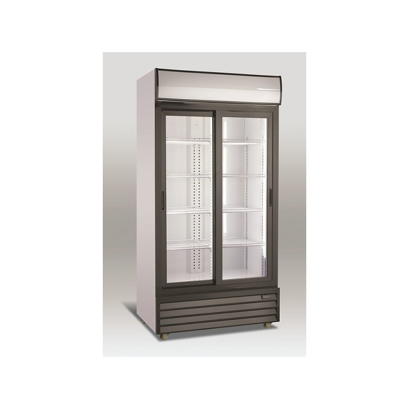 Szafa chłodnicza przeszklona RQ801SL | 800l | drzwi przesuwne (SD801SL)