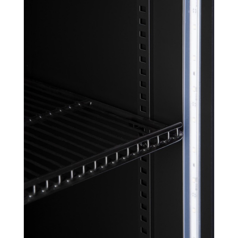 SZAFA CHŁODNICZA PRZESZKLONA RQ880H-BLACK | 590 L | (SD881HE)