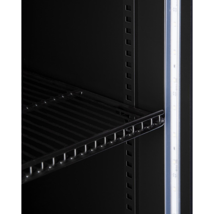 SZAFA CHŁODNICZA PRZESZKLONA RQ880H-BLACK | 590 L | (SD881HE)