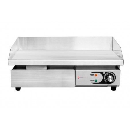 Płyta grillowa elektryczna | gładka | nastawna | 3 kW | 550x430x250 mm | RQEG818