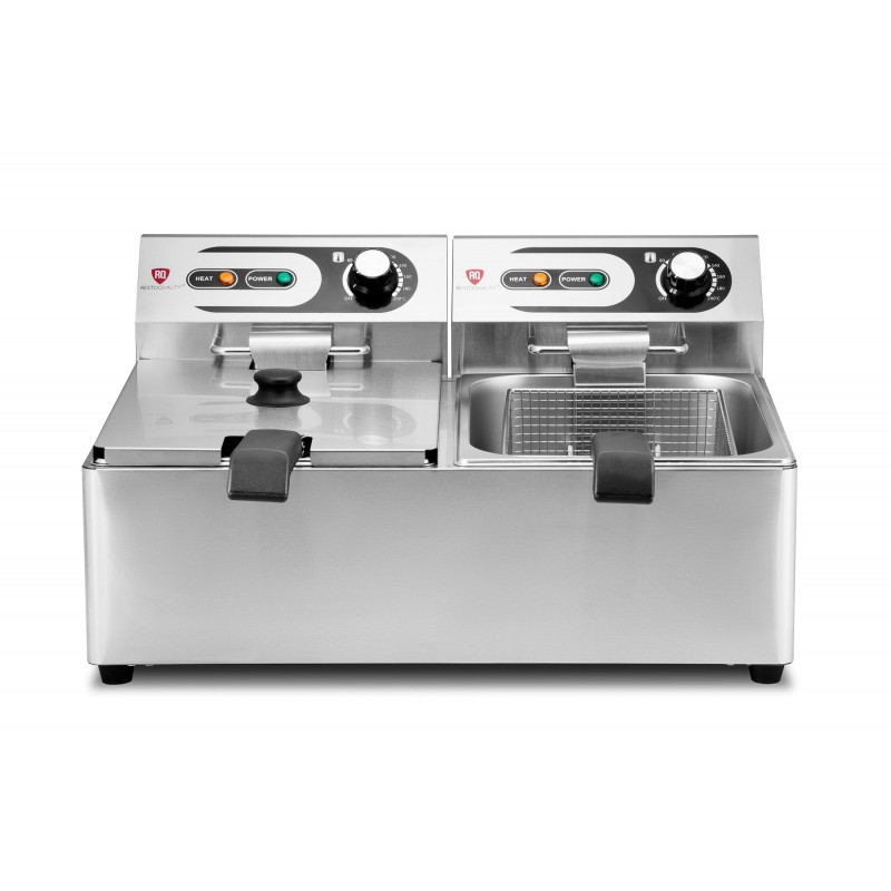 Frytownica elektryczna RQF6L2 | podwójna | 2x6 l | 2x3 kW