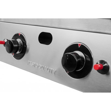 Płyta grillowa gazowa | ryflowano/gładka | 6,4kW | RQG30973