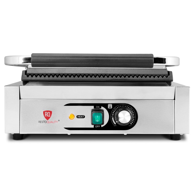 Kontakt grill pojedynczy | ryflowany | Resto Quality | 2,2 kW