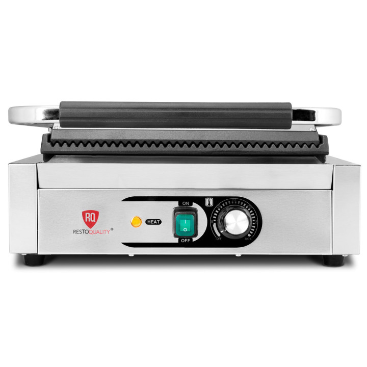 Kontakt grill pojedynczy | ryflowany | Resto Quality | 2,2 kW