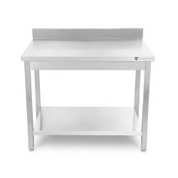 Stół przyścienny z półką | 1000x600x850 mm | skręcany