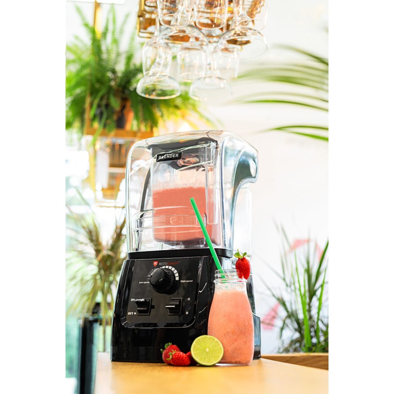 Mikser kielichowy | blender barmański | tryb pulsacyjny | 1,5 l | osłona wyciszająca |  RQ-S235