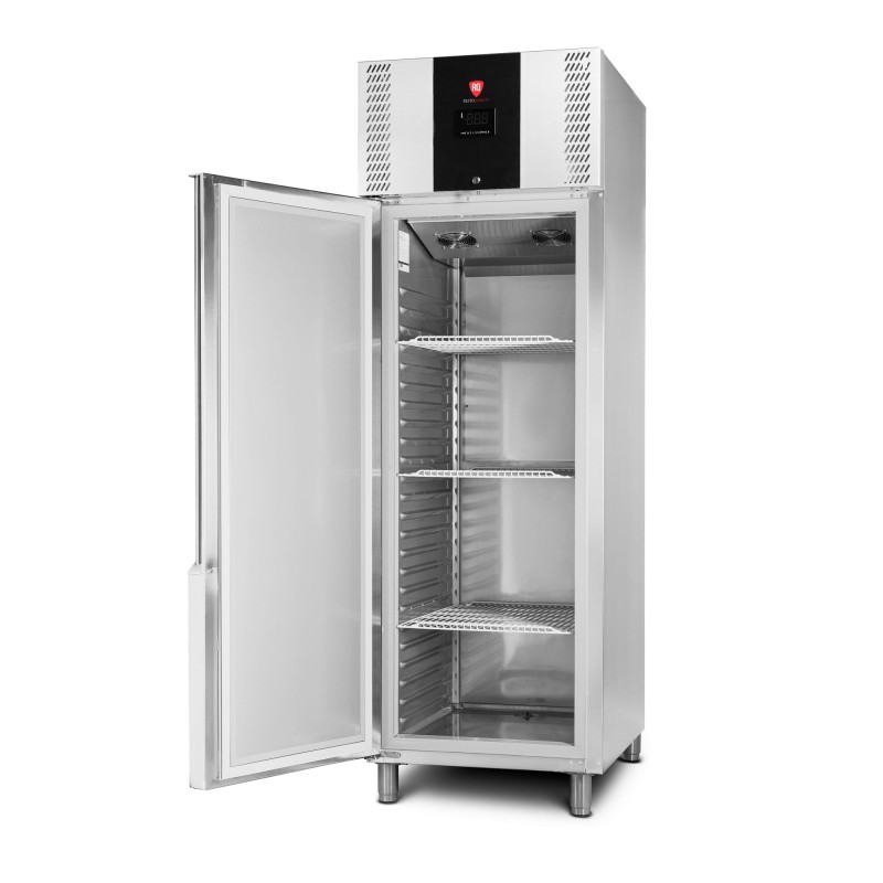 Szafa mroźnicza RQSALM 700 L | GN 2/1 | energooszczędna | stal nierdzewna | drzwi lewe | 700 l | Premium | 693x875x2119 mm