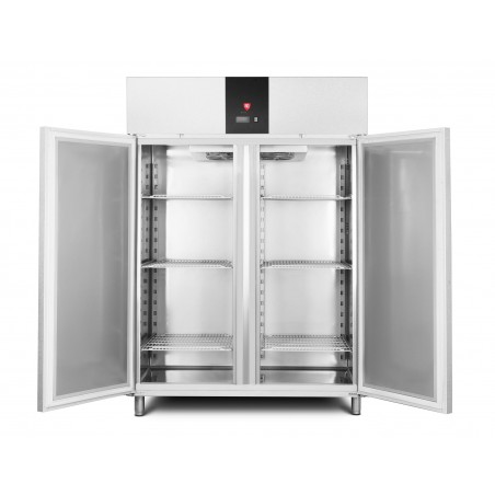 Szafa mroźnicza RQSEGM 1400 | GN 2/1 | stal z powłoką aluminiowo-cynkową | 1400 l | 1388x826x2008 mm