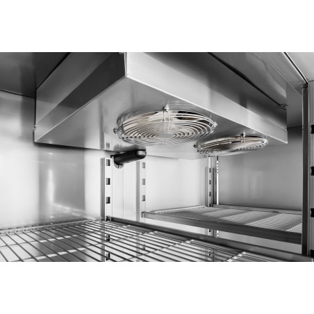 Szafa mroźnicza RQSEGM 1400 | GN 2/1 | stal z powłoką aluminiowo-cynkową | 1400 l | 1388x826x2008 mm