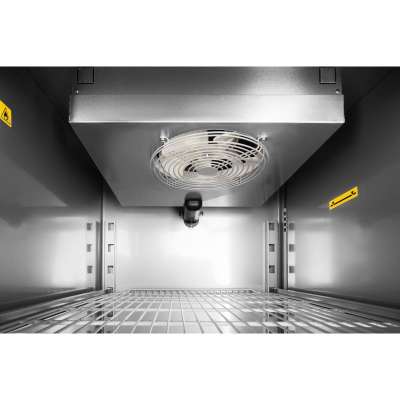 Szafa mroźnicza RQSEGM 700 R | GN 2/1 | stal z powłoką aluminiowo-cynkową | drzwi prawe | 700 l | 693x826x2008 mm