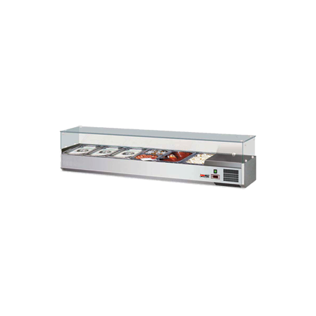 VCH 3160 ﻿Witryna chłodnicza 7 x GN1/3-150 Redfox 00010898