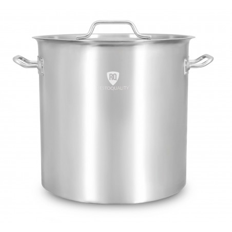 Garnek ze stali nierdzewnej 21,2 l | 300x300 mm | z pokrywką | RQ13030