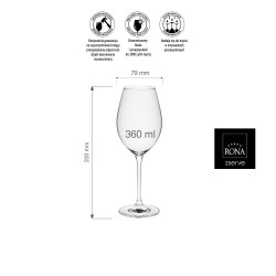 Kieliszek do wina riesling Le Vin, 360ml