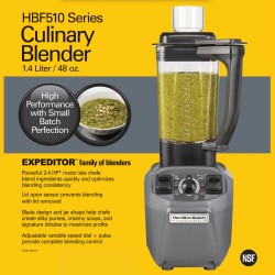 Blender kuchenny HBF510-CE Expeditor™ z dzbankiem z copoliestru 1.4l , Hamilton Beach Commercial