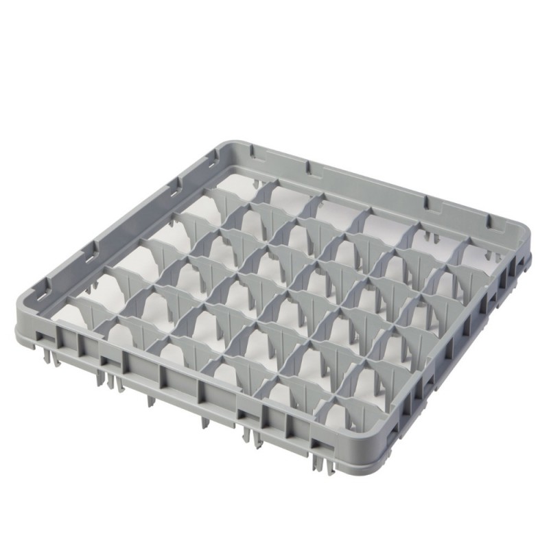 Nadstawka do koszy Full Drop 500x500 mm szara, model E1, 36 przegródek, Cambro Nadstawka do koszy Full Drop 500x500 mm szara, model E1, 36 przegródek, Cambro