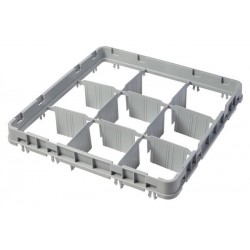 Nadstawka do koszy Full Drop 500x500 mm szara, model E1, 36 przegródek, Cambro