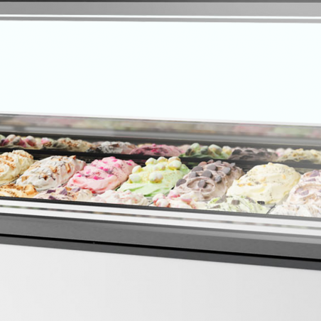 Wentylowana chłodziarka ekspozycyjna na lody gałkowe MILLENNIUM ST16
