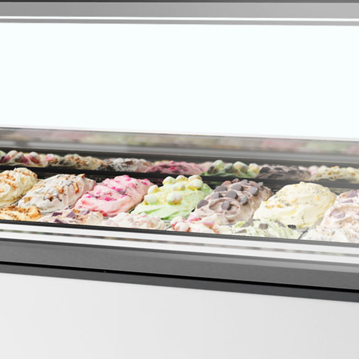 Wentylowana chłodziarka ekspozycyjna na lody gałkowe MILLENNIUM ST18