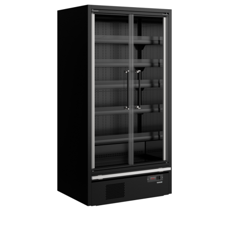 Supermarketowy regał chłodniczy 1083L Galaxy+ GP10FGD Black
