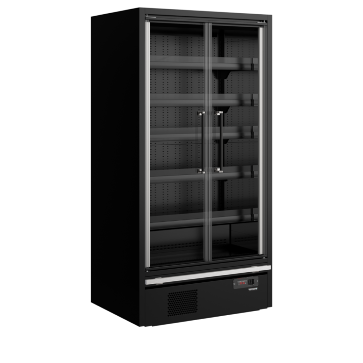 Supermarketowy regał chłodniczy 1083L Galaxy+ GP10FGD Black
