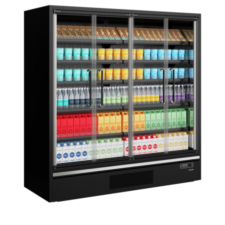 Supermarketowy regał chłodniczy 2165L Galaxy+ GP20FGD Black