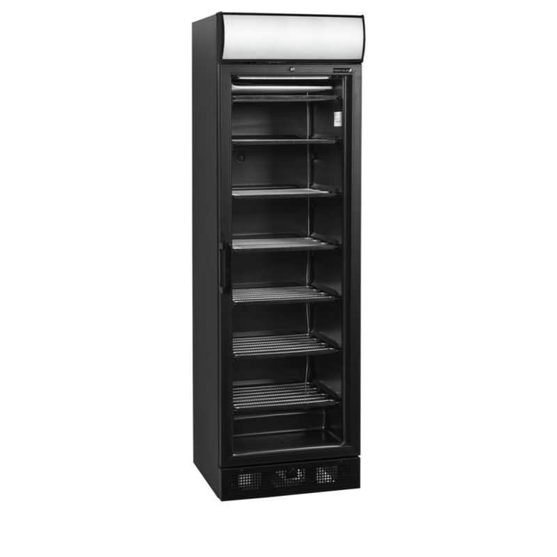 Czarna zamrażarka ekspozycyjna UFSC371GCP Black