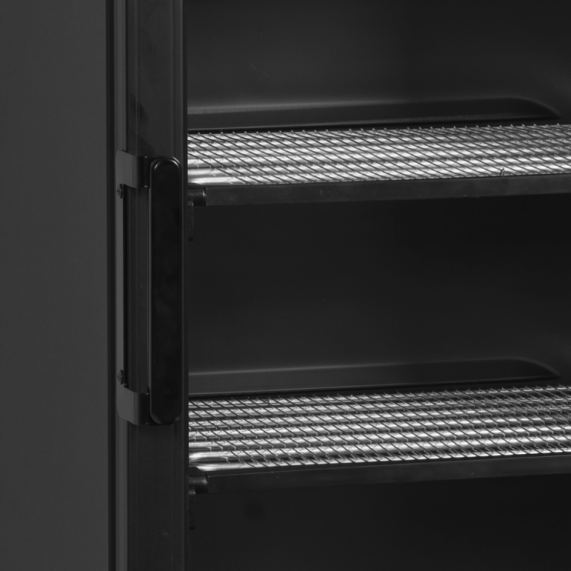 Czarna zamrażarka ekspozycyjna UFSC371GCP Black