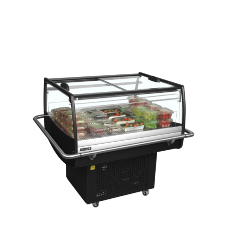 Czarna chłodziarka impulsowa PDC90SL Acrylic Sides 4 Bumpers