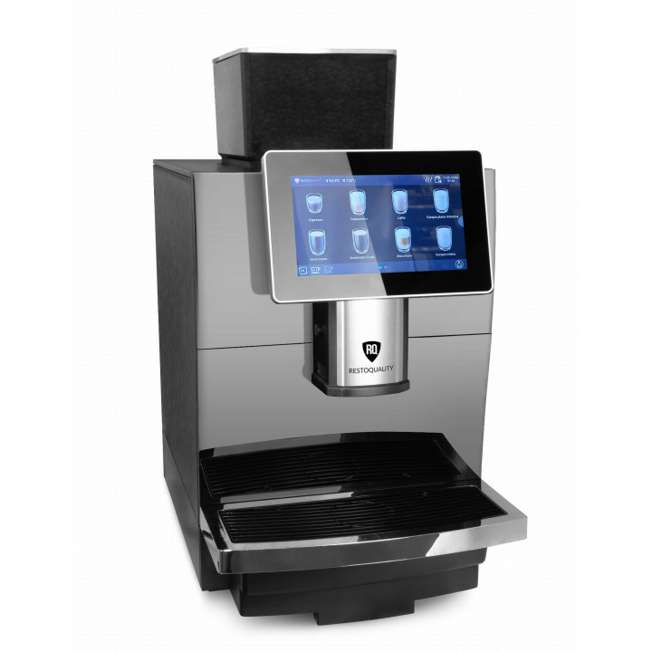 Automatyczny ekspres do kawy RQK2S z ekranem dotykowym | pojemnik 2l | podłączenie do wody | srebrny