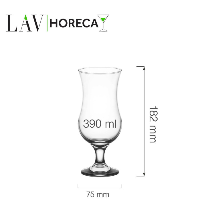Kieliszek typu hurricane Miami, 390ml, LAV (dawniej LV-FST577XZ)