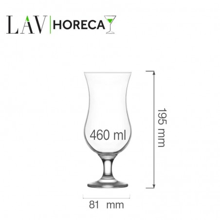 Kieliszek typu hurricane Miami, 460ml, LAV (dawniej LV-FST593Z)